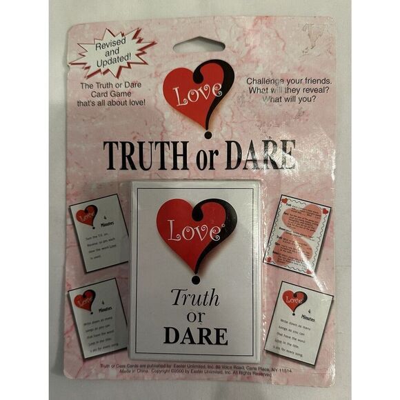 Love Truth or Dare Challenge Party Card Game Ages 16+ NEW - Picture 1 of 2